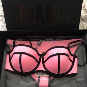 Triangl Milly Bikini Top in Candy S++